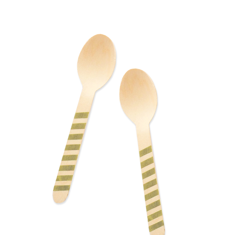 Spoon - Stripe Gold